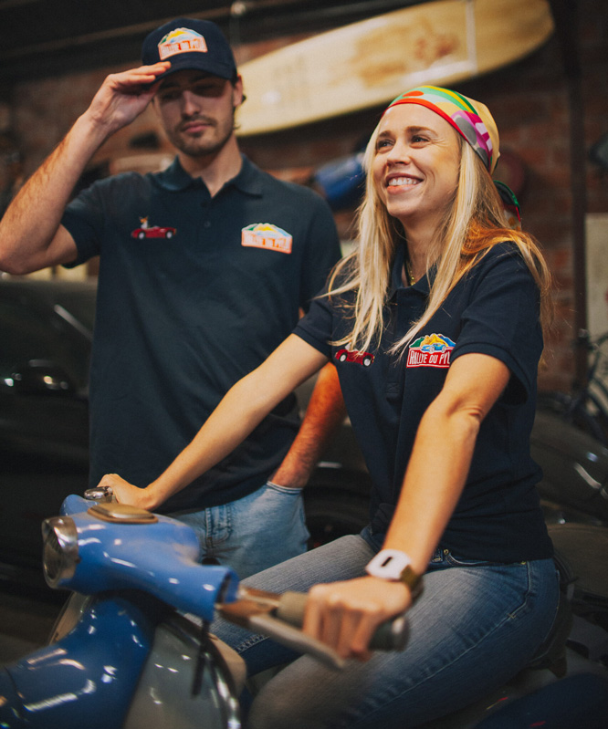 Polos et casquettes en broderie personnalisée pour le Rallye du Pyla